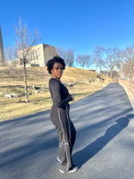 Load image into Gallery viewer, Nylon Track Pants w/Piping (S-L)
