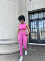 Load image into Gallery viewer, VENICE Top &amp; Legging Set in Magenta (S-L)
