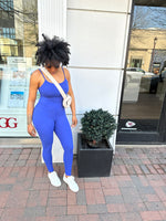 Load image into Gallery viewer, DEMI Yoga Jumpsuit-Blue (S-XL)
