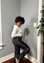 Load image into Gallery viewer, Nylon Track Pants w/Piping (S-L)

