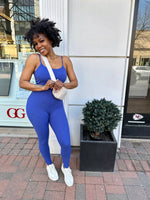 Load image into Gallery viewer, DEMI Yoga Jumpsuit-Blue (S-XL)
