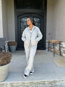 Gray sweatpants set