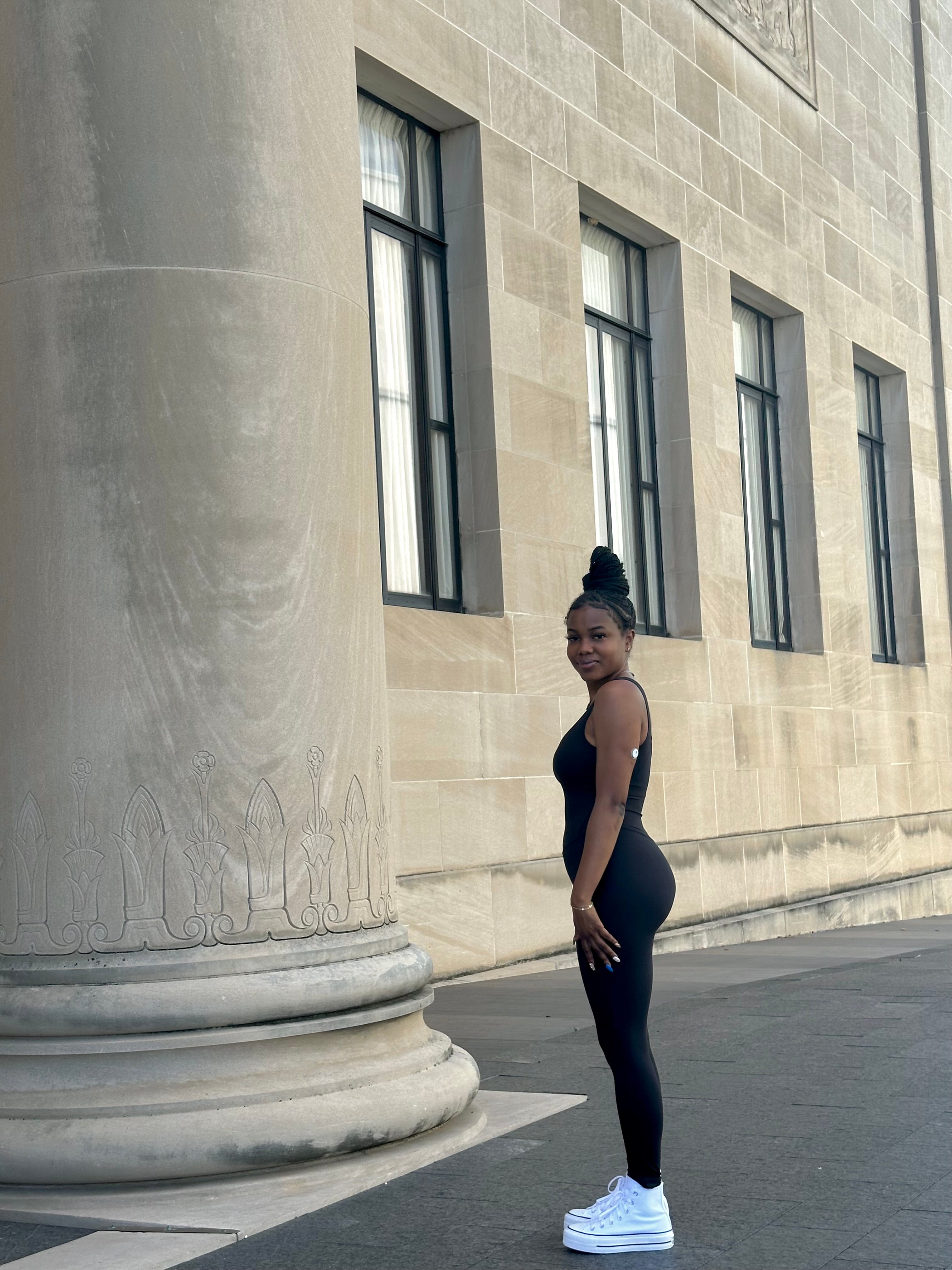 DEMI Yoga Jumpsuit-Black