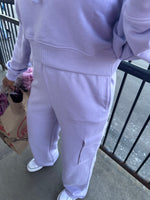 Load image into Gallery viewer, ASHTON Cropped Hoodie Jacket in Lavender (S-3XL)
