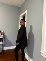 Load image into Gallery viewer, Long Sleeve CATE Legging Set-Black (S-3XL)
