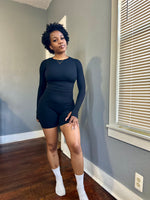 Load image into Gallery viewer, RAVEN Seamless Short Set (S-L) Black
