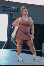 Load image into Gallery viewer, DEMI Active Dress with Shorts-PLUS
