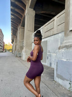 Load image into Gallery viewer, Venice Biker Short Set (PLUM)
