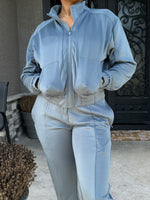 Load image into Gallery viewer, SLEEK Mock Neck Active Jacket in Blue (S-3XL)
