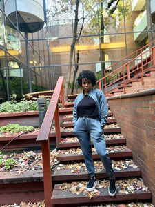 SLEEK Cuffed Joggers in Blue (S-3XL)