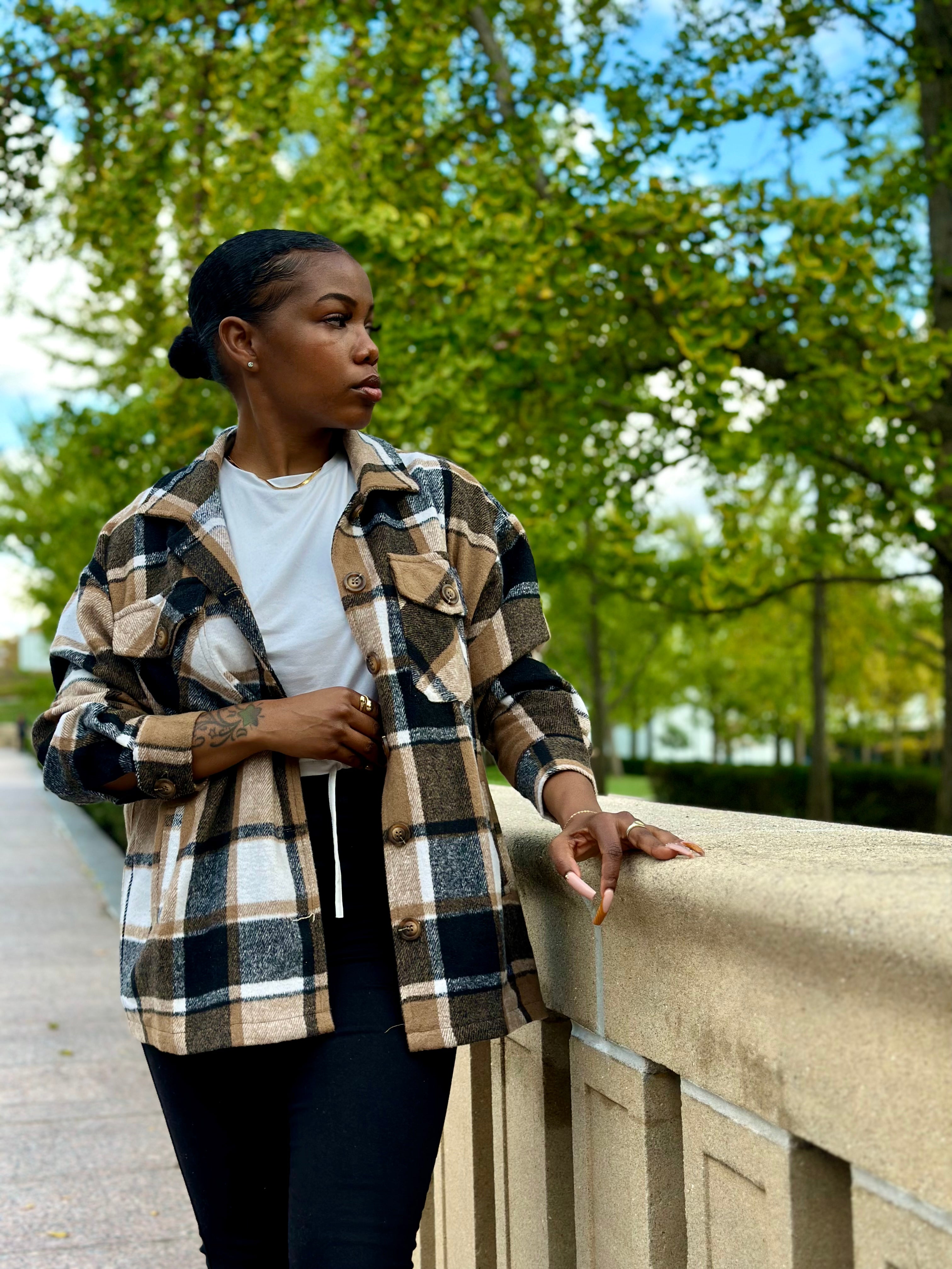 Fuzzy Flannel Shacket