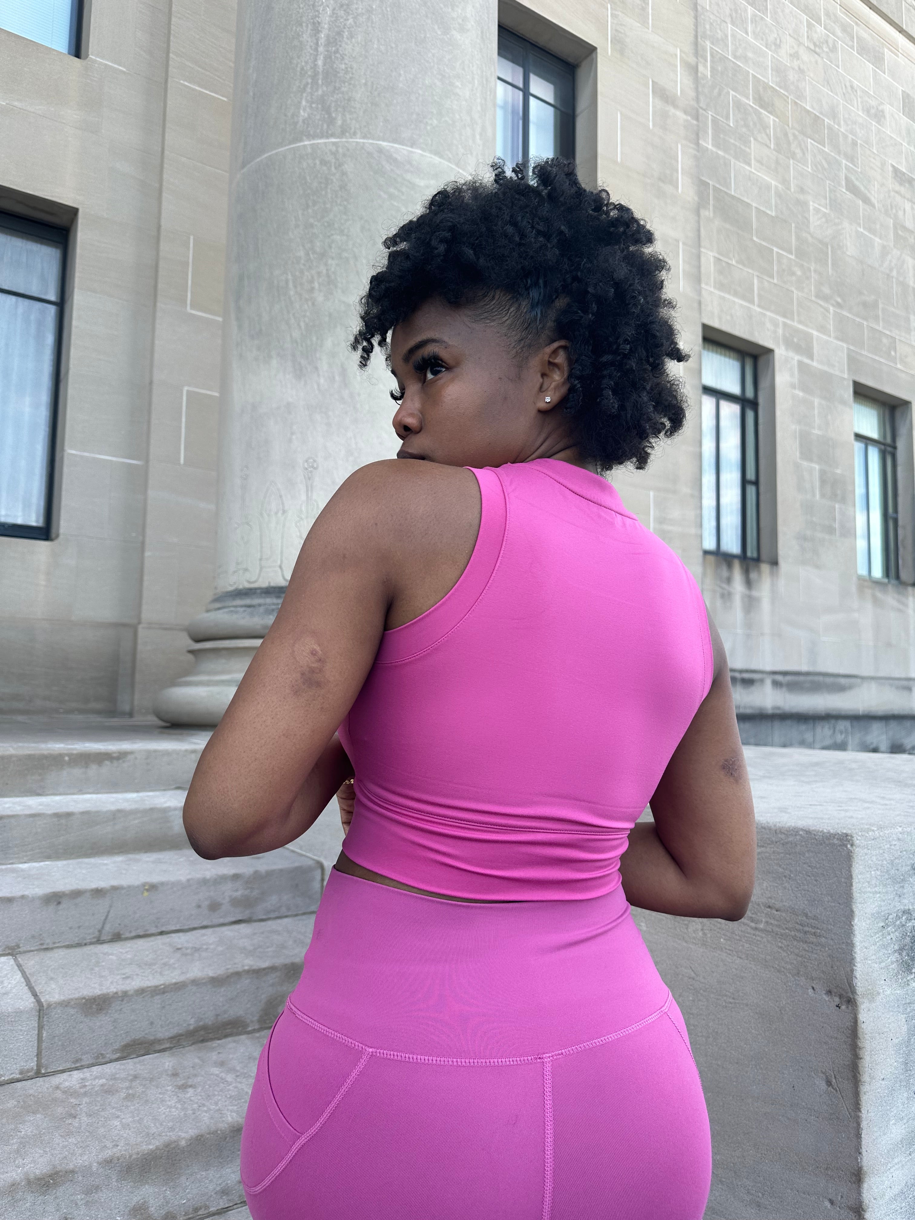 VENICE Top & Legging Set in Magenta (S-L)