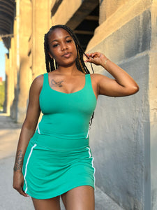 DEMI-Piping Hot Skort Set