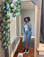 Load image into Gallery viewer, SLEEK Mock Neck Active Jacket in Blue (S-3XL)

