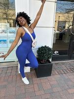 Load image into Gallery viewer, DEMI Yoga Jumpsuit-Blue (S-XL)

