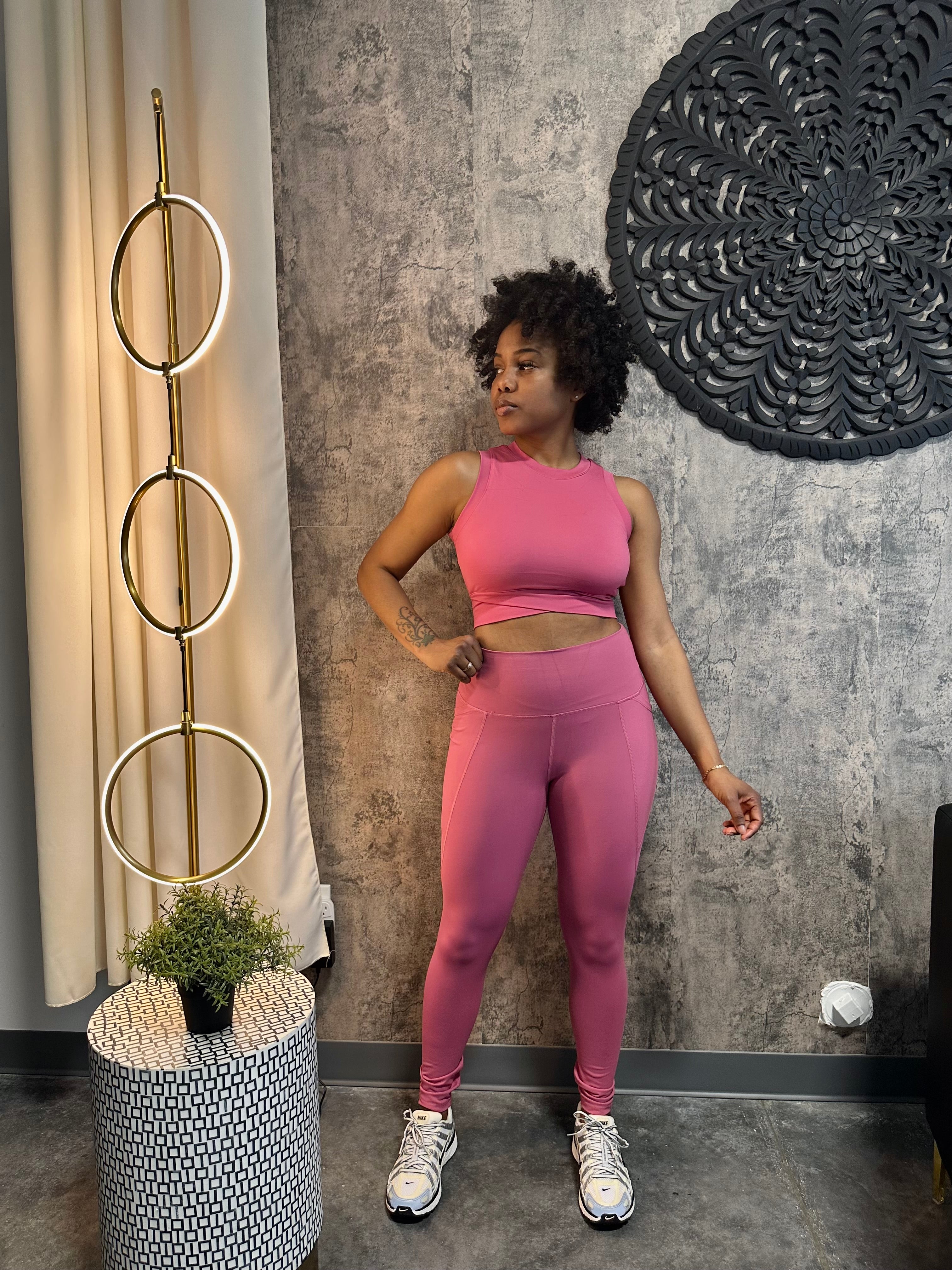 VENICE Top & Legging Set in Magenta (S-L)