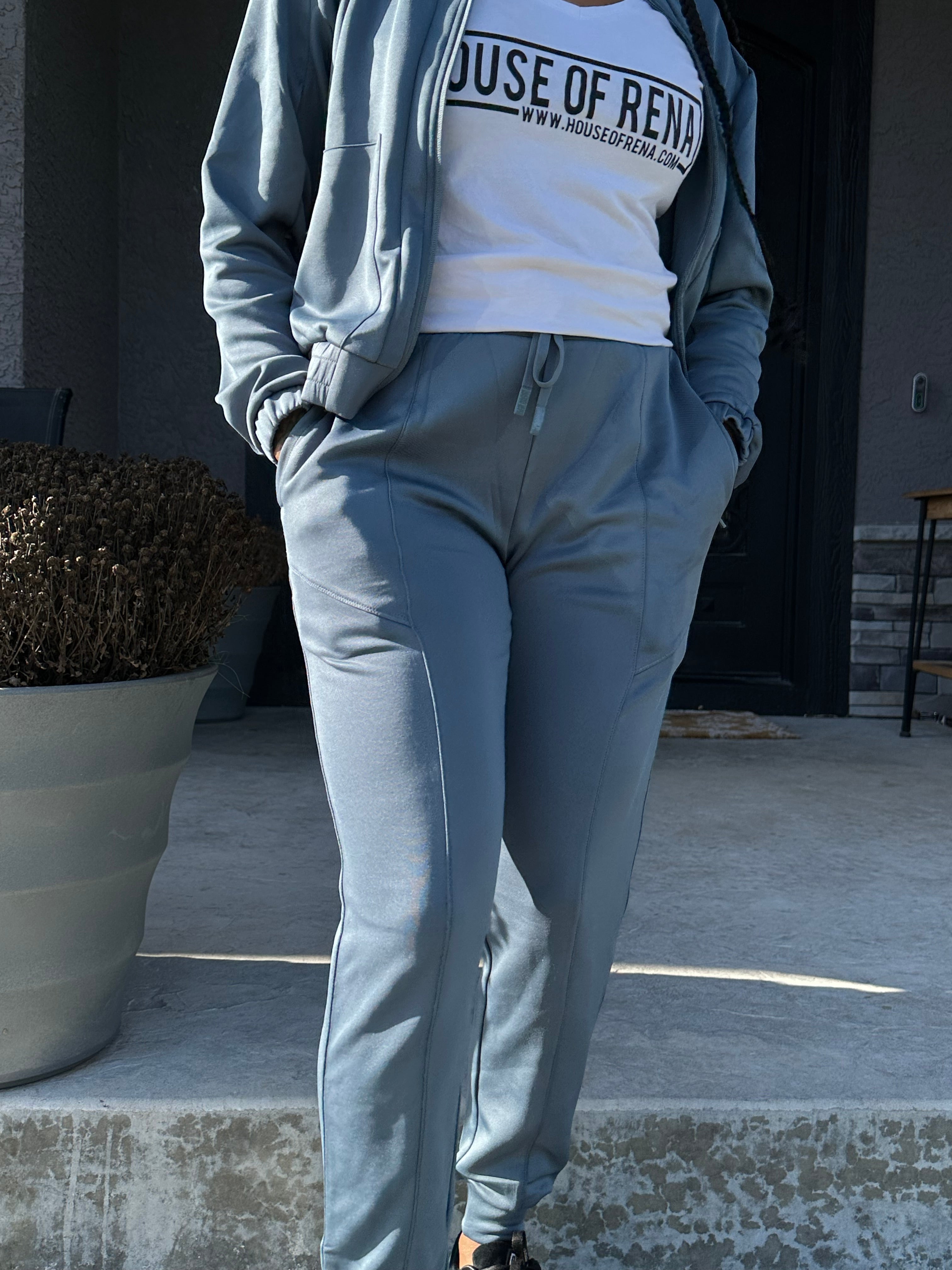 SLEEK Cuffed Joggers in Blue (S-3XL)