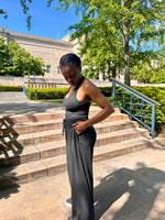 Load image into Gallery viewer, Halter Lounge Set-BLACK
