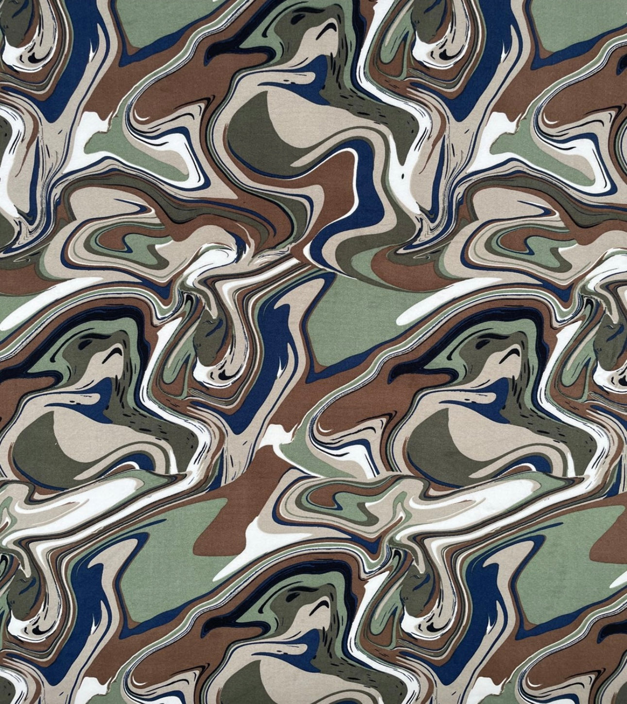 Marble Abstract Midi Dress