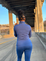 Load image into Gallery viewer, LEAH Turtleneck Set-Light Navy S-3XL
