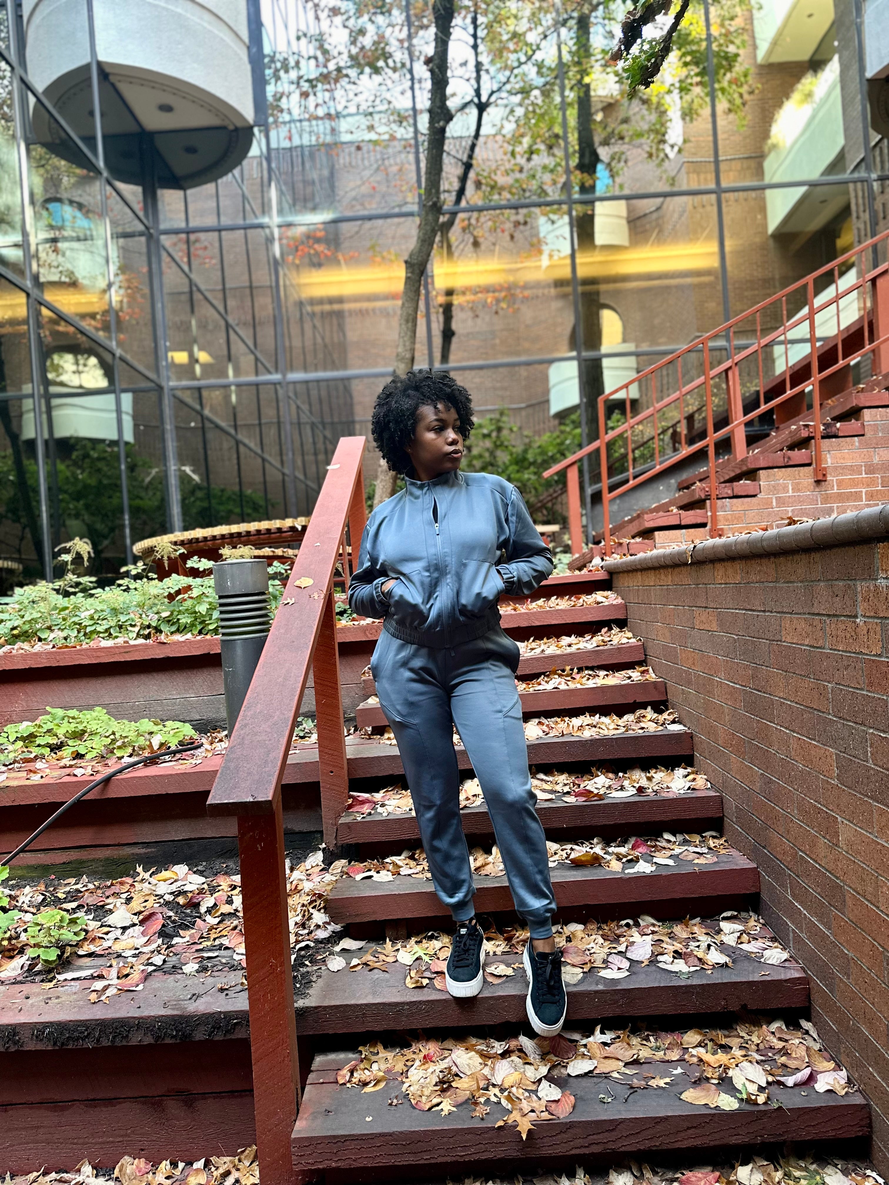 SLEEK Cuffed Joggers in Blue (S-3XL)
