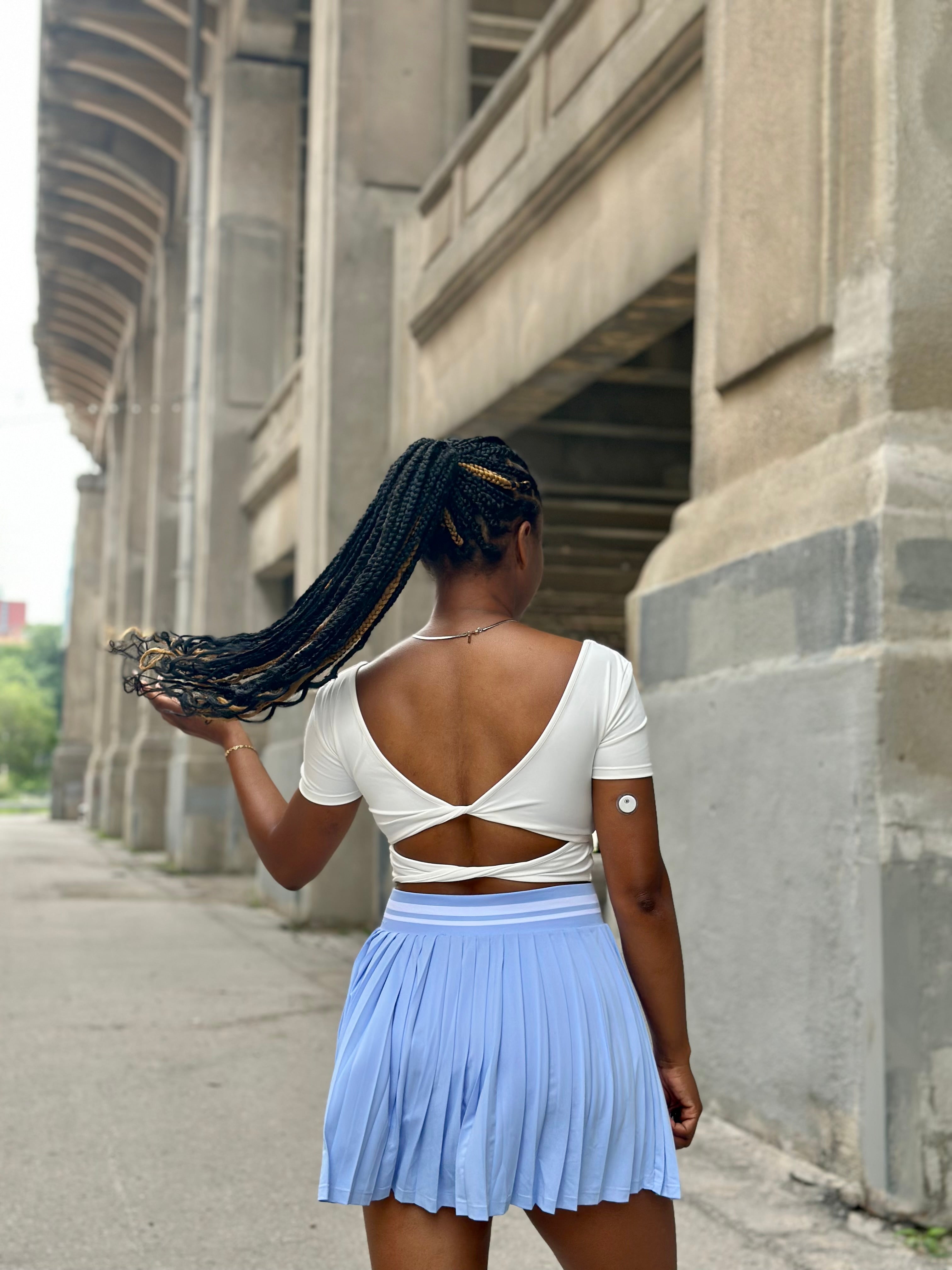 Twist Back Top (WHITE)