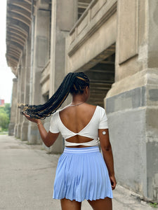 Twist Back Top (WHITE)