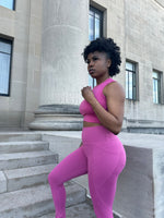 Load image into Gallery viewer, VENICE Top &amp; Legging Set in Magenta (S-L)
