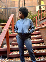 Load image into Gallery viewer, SLEEK Mock Neck Active Jacket in Blue (S-3XL)
