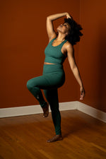 Load image into Gallery viewer, Evergreen Racerback Bra &amp; Leggings Set (S-3XL)
