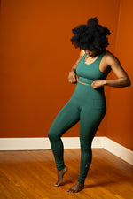 Load image into Gallery viewer, Evergreen Racerback Bra &amp; Leggings Set (S-3XL)
