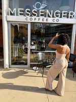 Load image into Gallery viewer, Halter Lounge Set-LIGHT MOCHA
