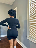 Load image into Gallery viewer, RAVEN Seamless Short Set (S-L) Black
