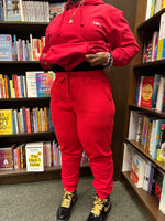 Load image into Gallery viewer, HR Fit Classic Joggers-Red (Unisex Fit)
