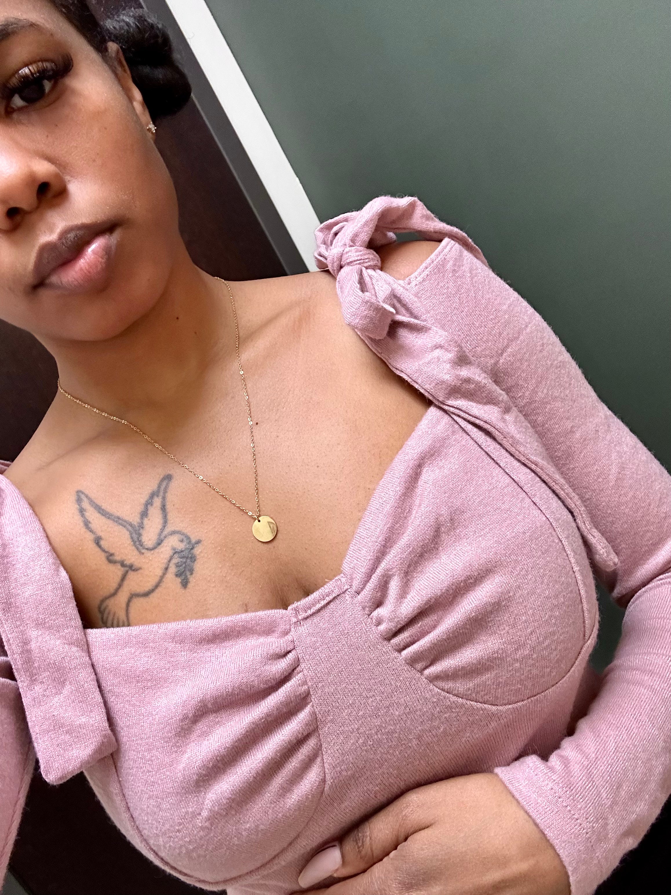 DINA Crop Top-PINK