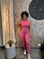 Load image into Gallery viewer, VENICE Top &amp; Legging Set in Magenta (S-L)
