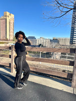 Load image into Gallery viewer, Nylon Track Pants w/Piping (S-L)
