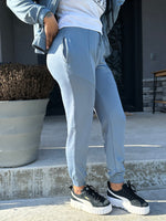 Load image into Gallery viewer, SLEEK Cuffed Joggers in Blue (S-3XL)
