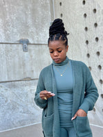 Load image into Gallery viewer, CARLI Waffle Cardigan-JADE (S-3XL)
