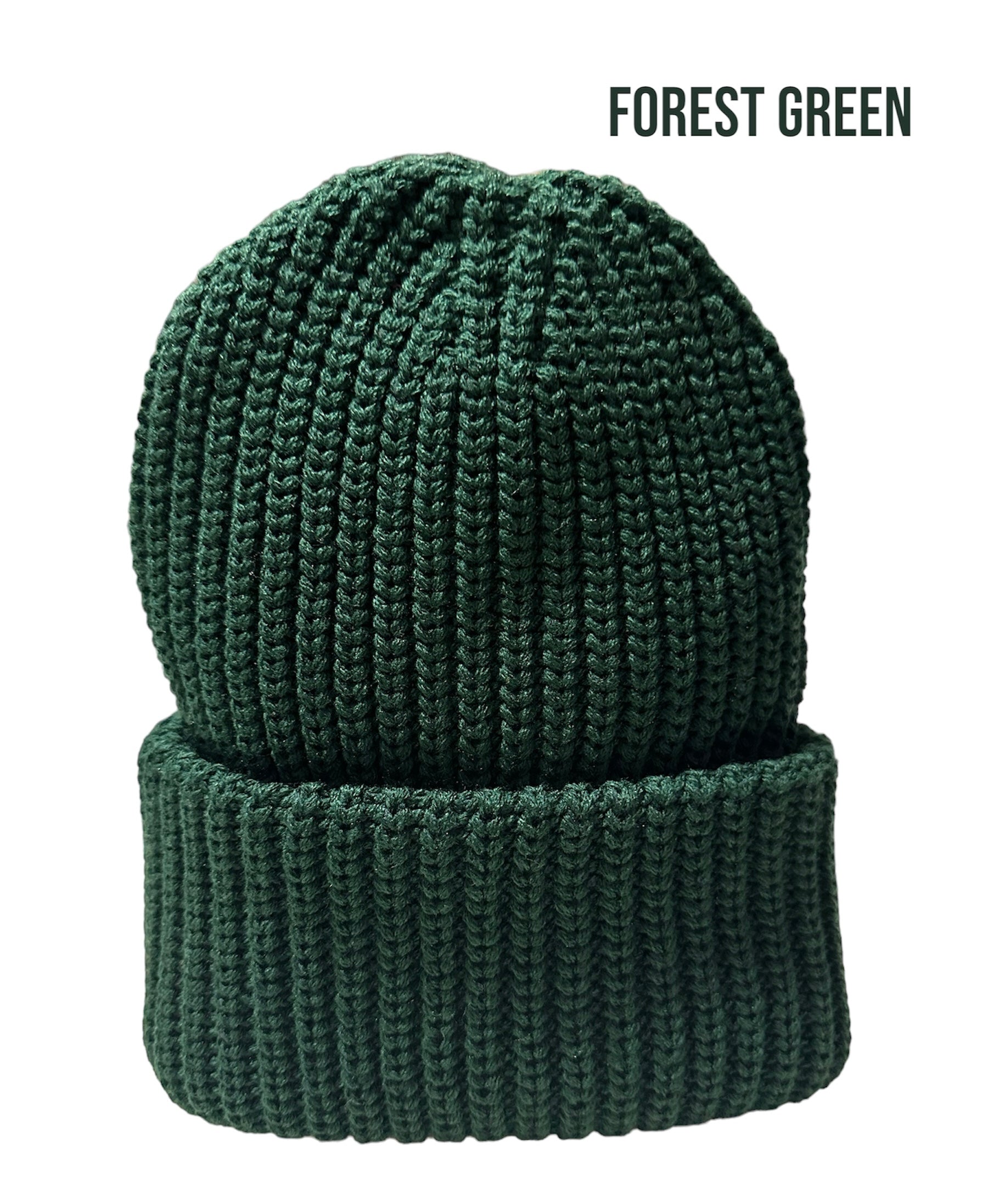 Chunky Knit Cuffed Beanie