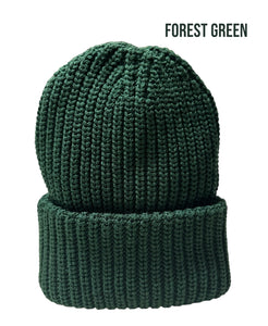 Chunky Knit Cuffed Beanie