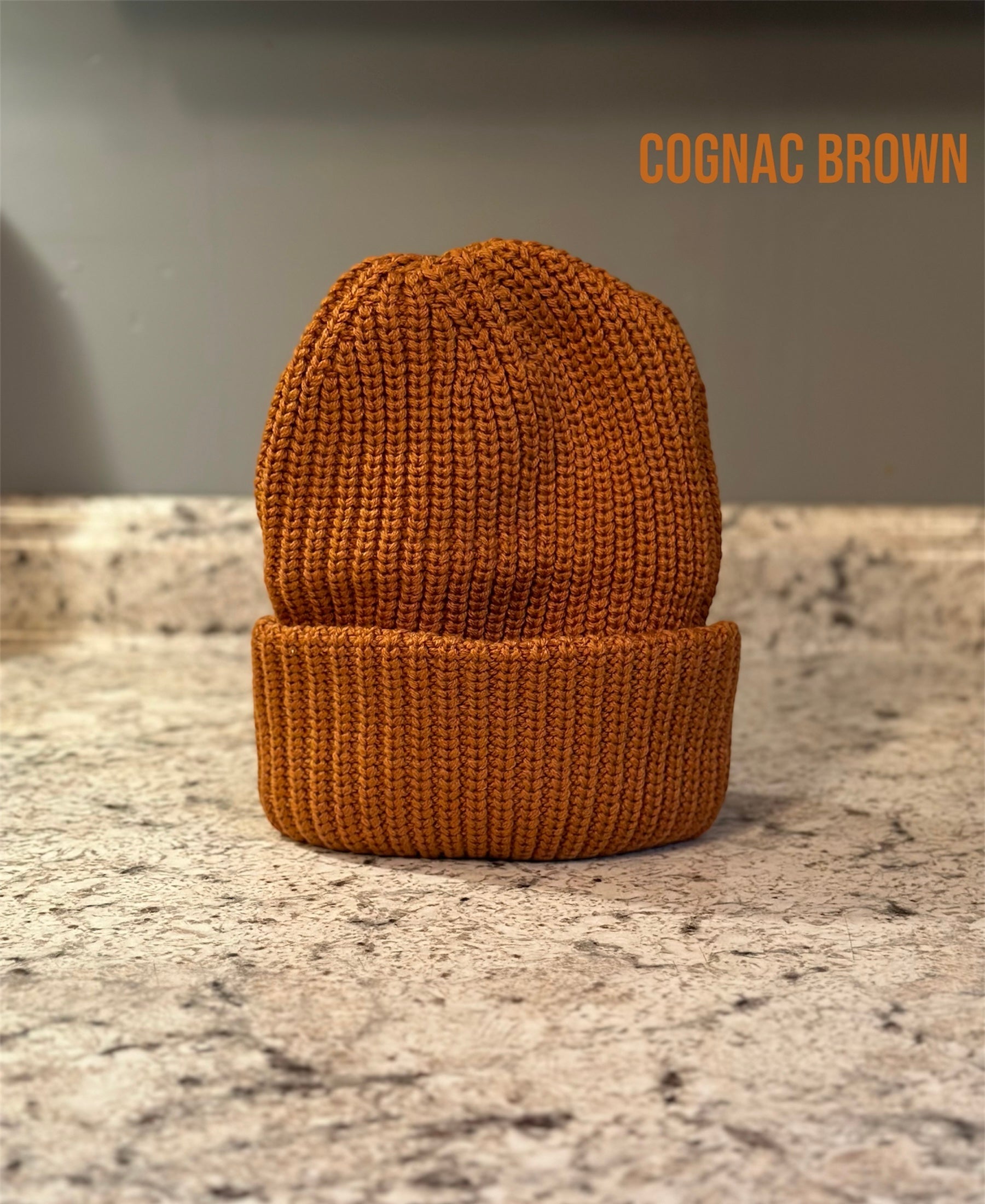 Chunky Knit Cuffed Beanie