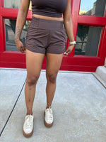 Load image into Gallery viewer, Chocolate Brown Running Shorts (S-XL)
