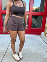 Load image into Gallery viewer, Chocolate Brown Running Shorts (S-XL)
