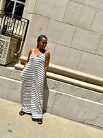 Load image into Gallery viewer, CACIA Stripe Maxi Dress
