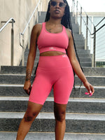 Load image into Gallery viewer, RENA Short Set (Rose)
