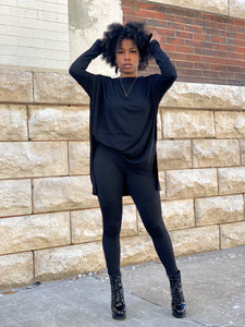 MOTO Legging Set- BLACK