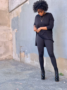 MOTO Legging Set- BLACK