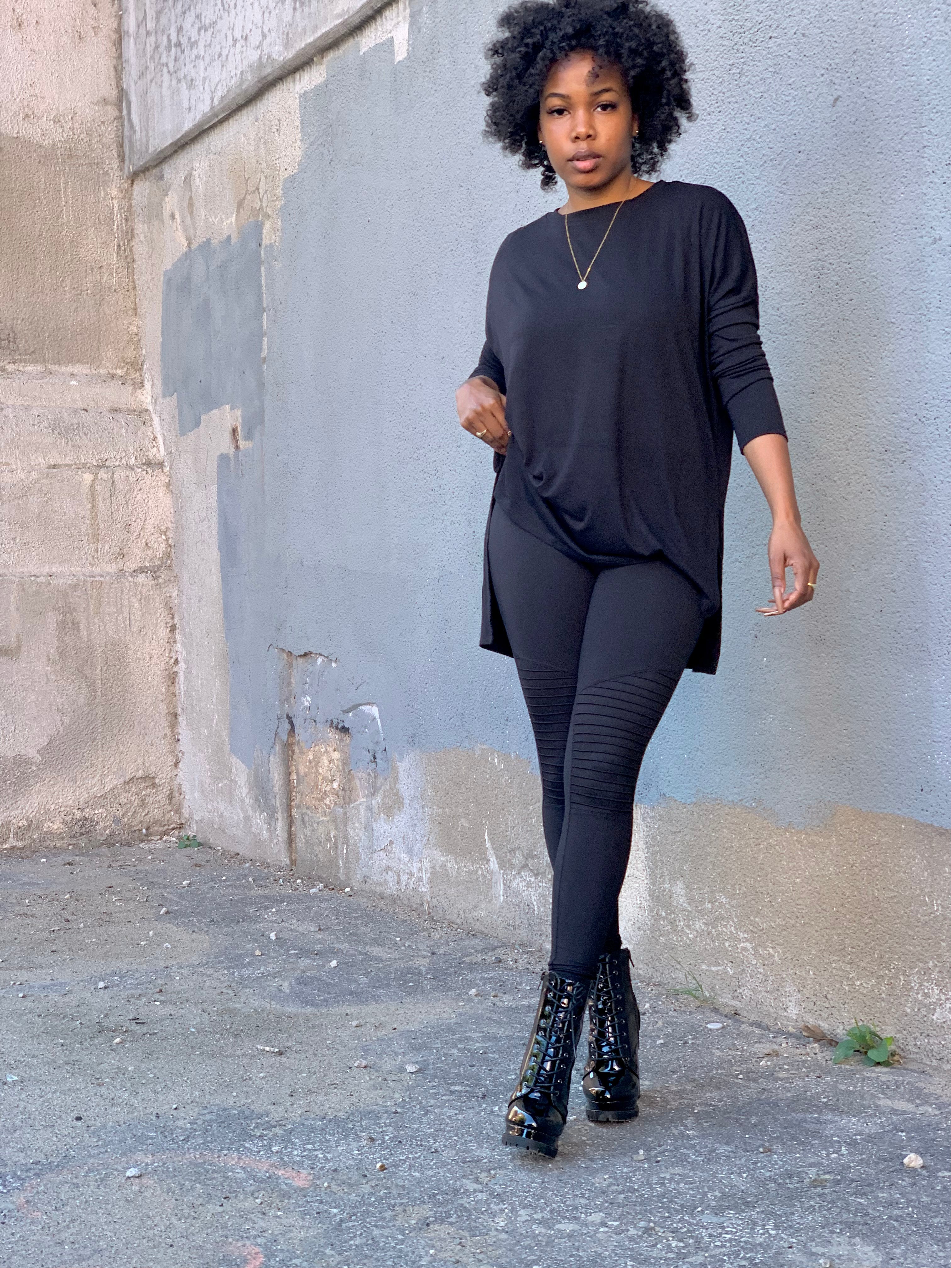 MOTO Legging Set- BLACK