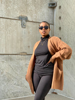 Load image into Gallery viewer, CARLI Waffle Cardigan-Camel
